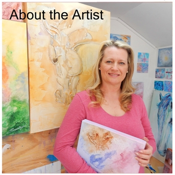 Photo of SundayL in her studio