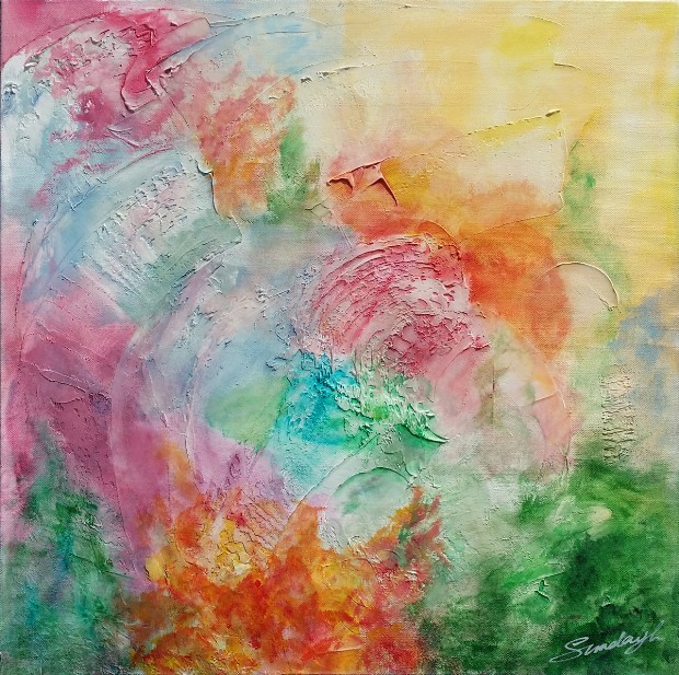 Autumn Palette - an Acrylic painting by Abstract Artist SundayL