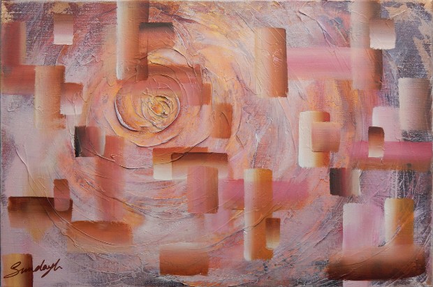 Illusion - an Acrylic painting by Abstract Artist SundayL