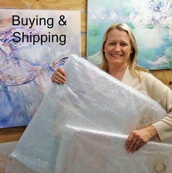 Buying and Shipping Art from SundayL Abstract Artist