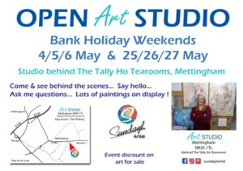 Open Studio poster for sundaylartist